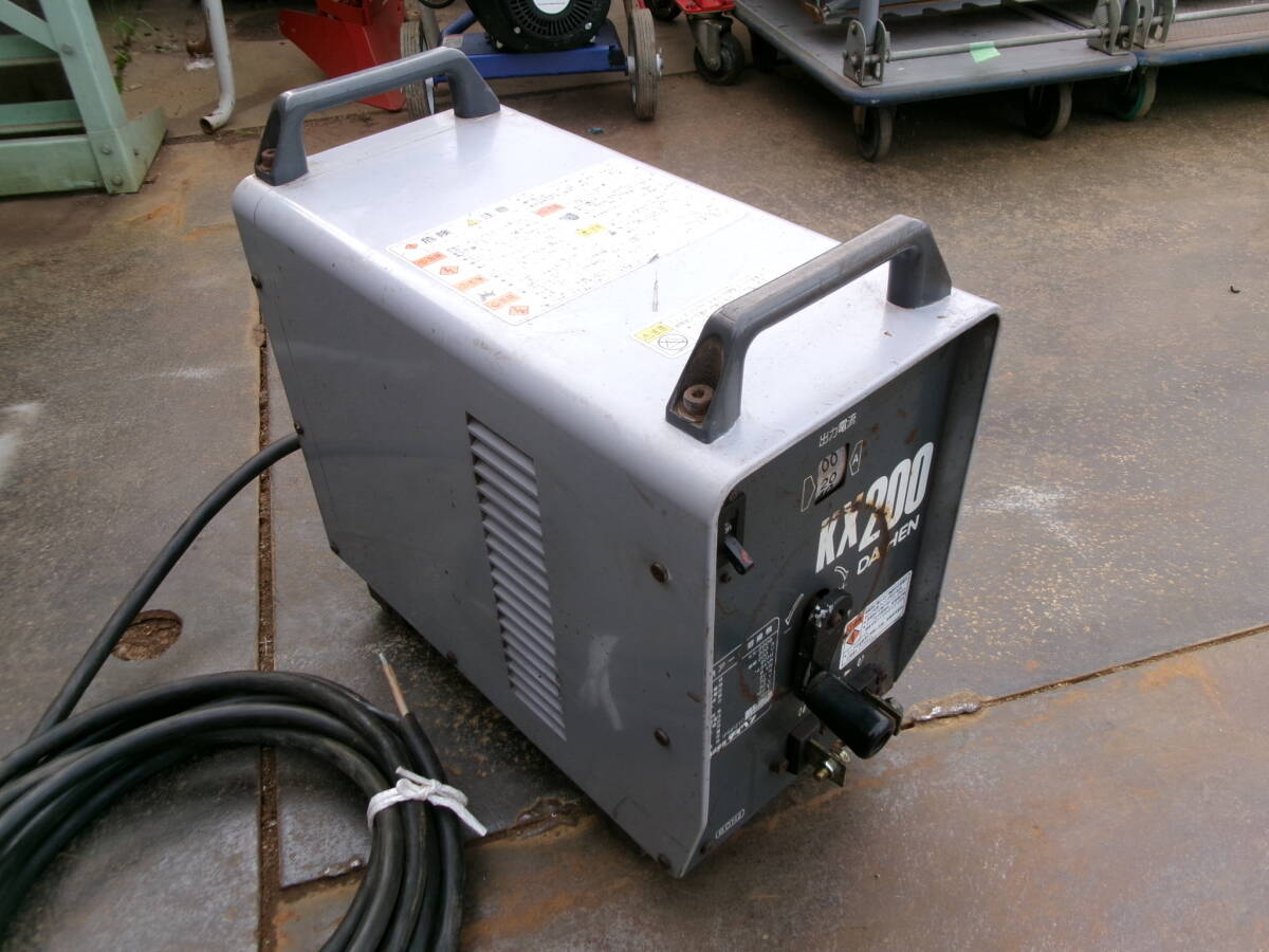 ダイヘン 交流アーク溶接機 KX200 KX-2006 単相200V 60Hz 200A ダイヘン 交流アーク溶接機 KX200 KX-2006 単相200V 60Hz 200A