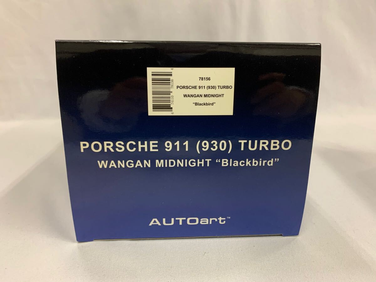 ○AUTOart 1/18 ポルシェ 911 930 ターボ ブラックバード 「湾岸 ○AUTOart 1/18 ポルシェ 911 930 ターボ ブラックバード 「湾岸