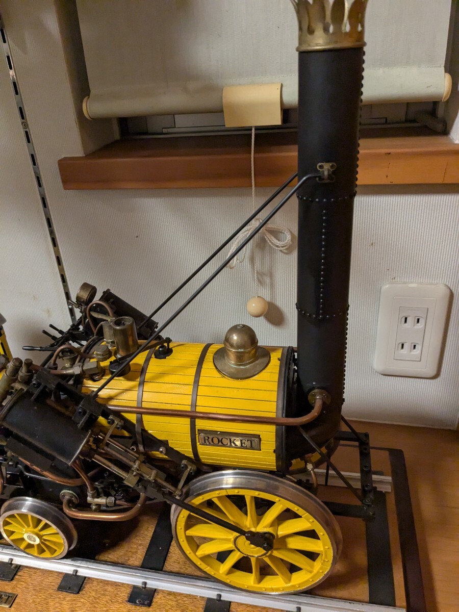 蒸気機関車ロケット号(昭和レトロ) 蒸気機関車ロケット号(昭和レトロ) 初公開展示蒸気機関車その3