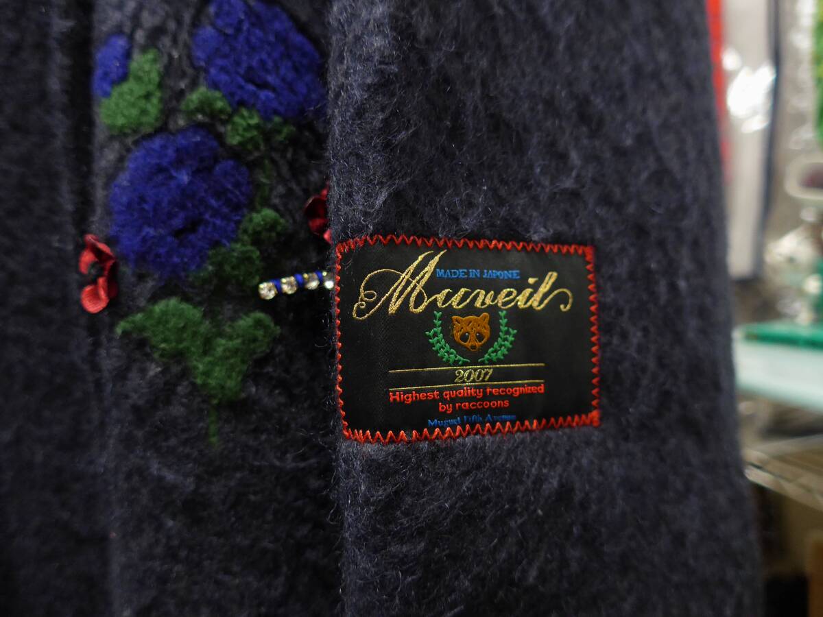 MUVEIL ミュベール 22AW ビジュー スパンコール サテン ウール MUVEIL ミュベール 22AW ビジュー スパンコール サテン ウール