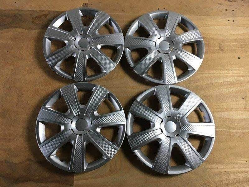 スズキ セルボ (シルバー) 14インチ スポークタイプ ホイールカバー 4枚 1ヶ月保証付 ホイールキャップ 即納 送料無料 沖縄不可