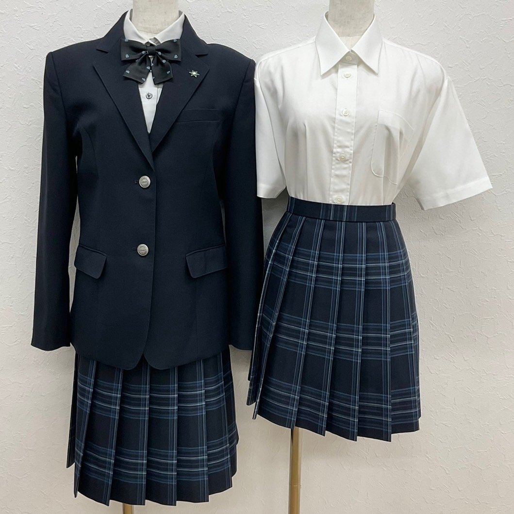 U1241/S1448(中古)大阪府 住吉高校 女子制服6点 /校章付 U1241/S1448(中古)大阪府 住吉高校 女子制服6点 /校章付