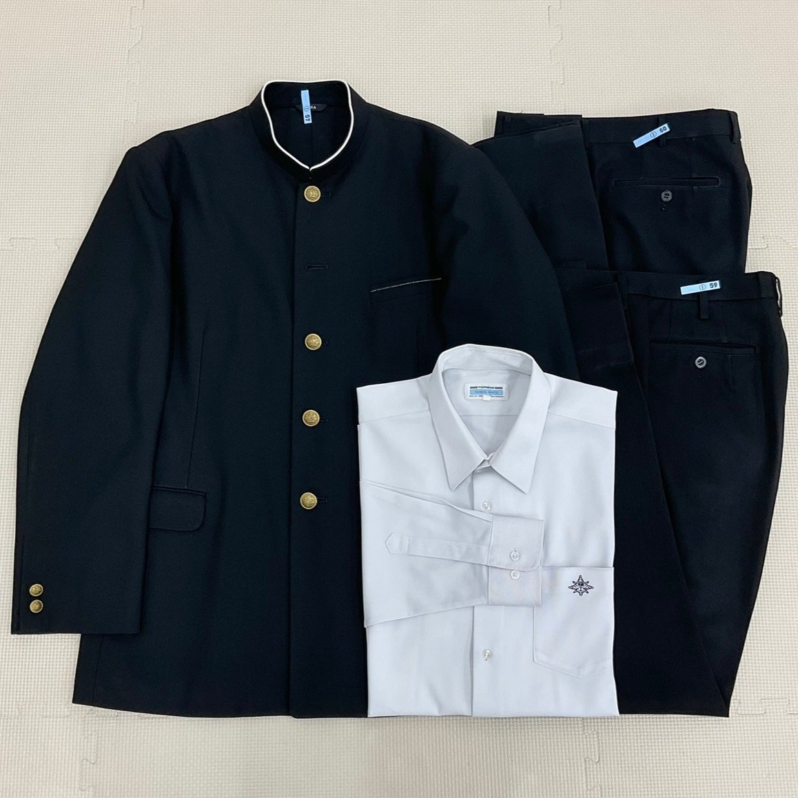 U1302/S1474(中古)福島県 福島工業高校 男子制服4点 /旧制服/学 U1302/S1474(中古)福島県 福島工業高校 男子制服4点 /旧制服/学