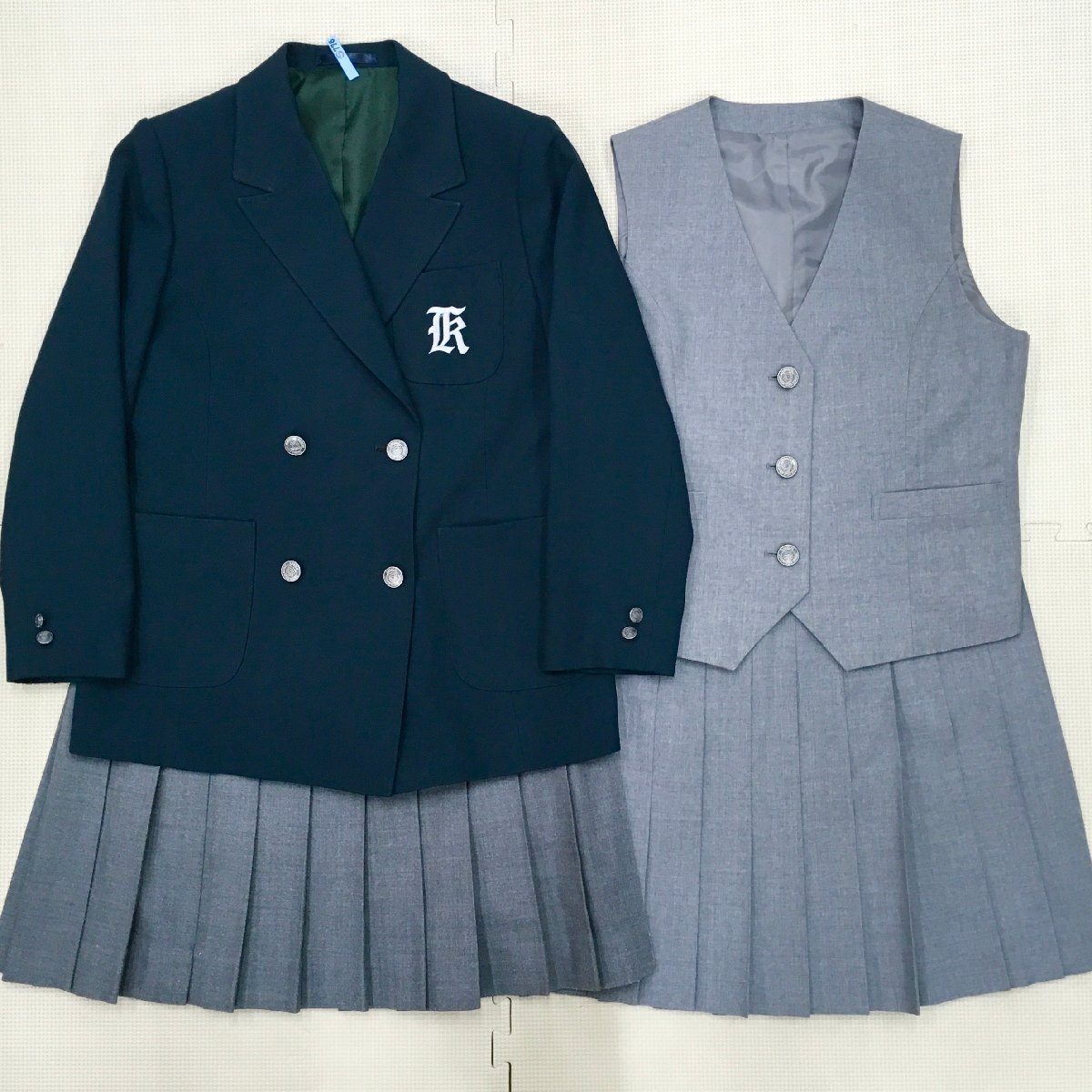 生まれのブランドで AT320-2(中古) 栃木県 5点セット/5-/W69 河内中学校(旧制服) 学生服