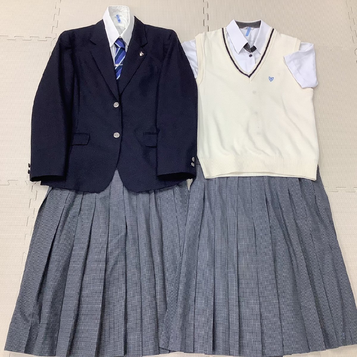 I988/T849(中古)栃木県 宇都宮南高校 女子制服8点 /校章/大/LL I988/T849(中古)栃木県 宇都宮南高校 女子制服8点 /校章/大/LL