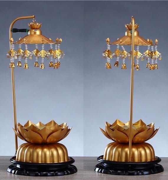 仏天蓋 瓔珞天蓋 仏像 頭上 吊り物 仏壇用の仏具 ロータスベース 仏天蓋 瓔珞天蓋 仏像 頭上 吊り物 仏壇用の仏具 ロータスベース