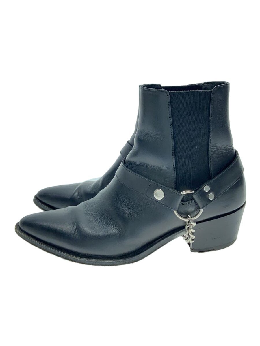 CELINE◇サイドゴアブーツ/41/BLK/カマルグバイカーチェルシーブーツ CELINE◇サイドゴアブーツ/41/BLK/カマルグバイカーチェルシーブーツ