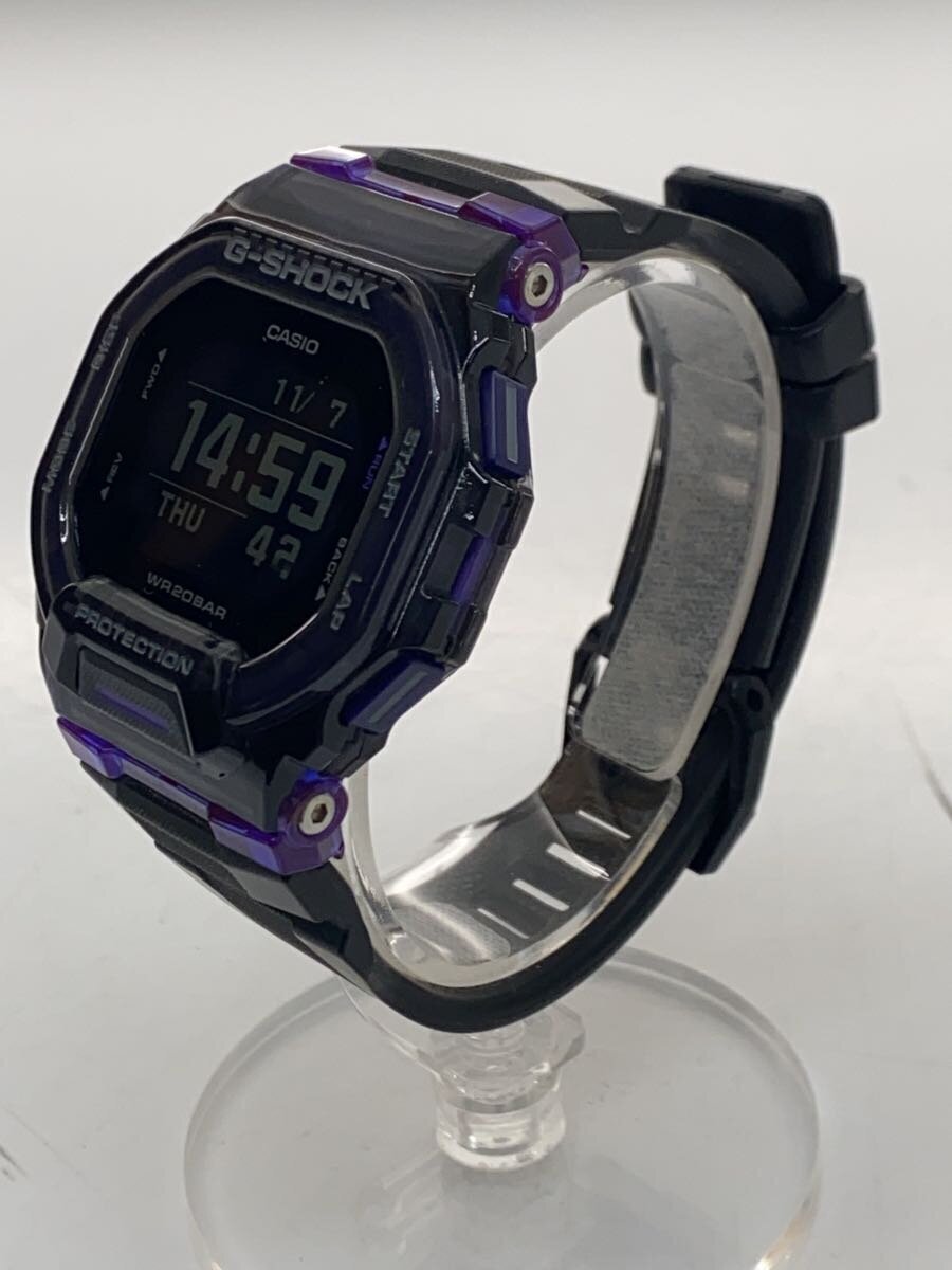 【楽天スーパーセール】 CASIO◇自動巻腕時計/デジタル/ラバー/BLK/PUP/GBD-200 アナログ アナログ(手巻き)