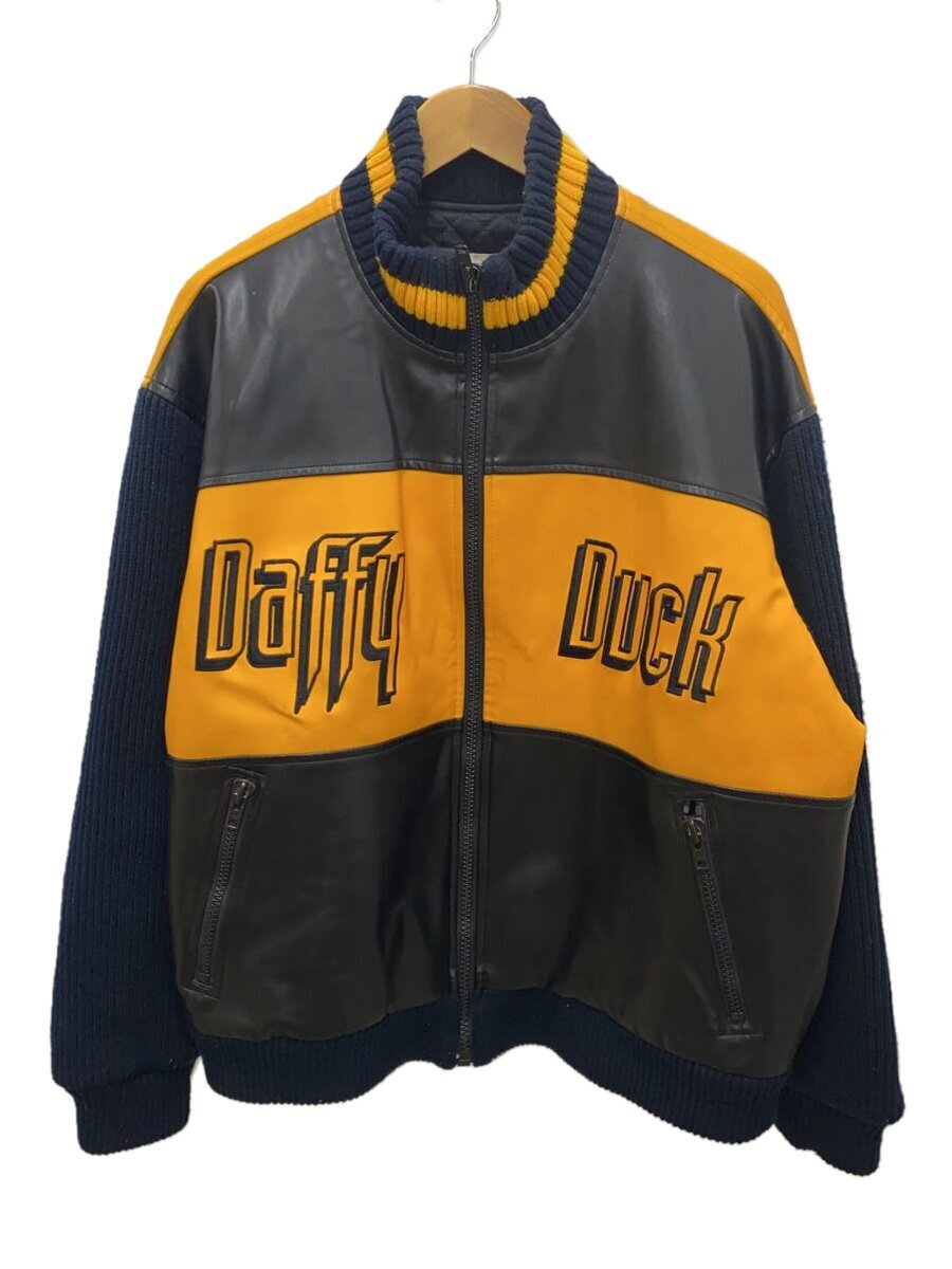 Daffy Duck レザージャケット daffy Vintage 90s Looney Tunes Daffy
