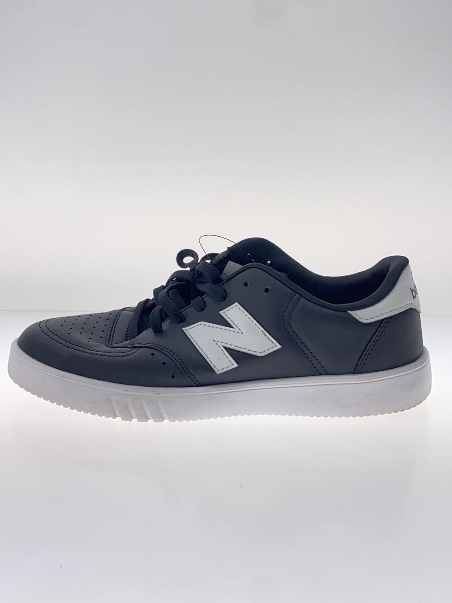 NEW BALANCE◆ローカットスニーカー/27.5cm/BLK/レザー/CT05BK