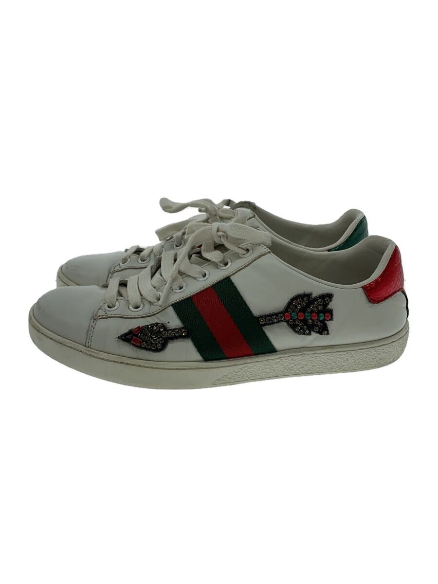 【GUCCI】 メンズ スニーカー 546551HVKI09765 Yahoo!オークション - GUCCI ローカットスニーカー/35.5/WHT/454551