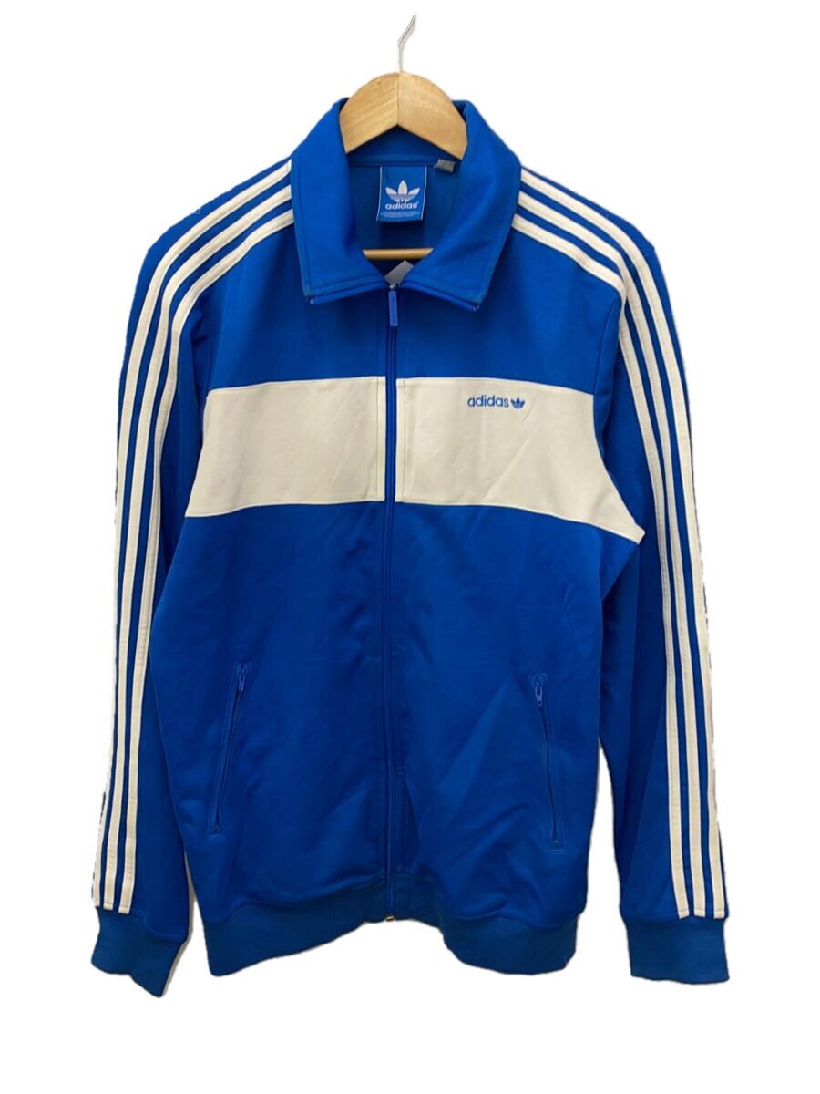 adidas◆アディダス/X33440/ジャージ/L/ポリエステル/ブルー/ヨゴレ有
