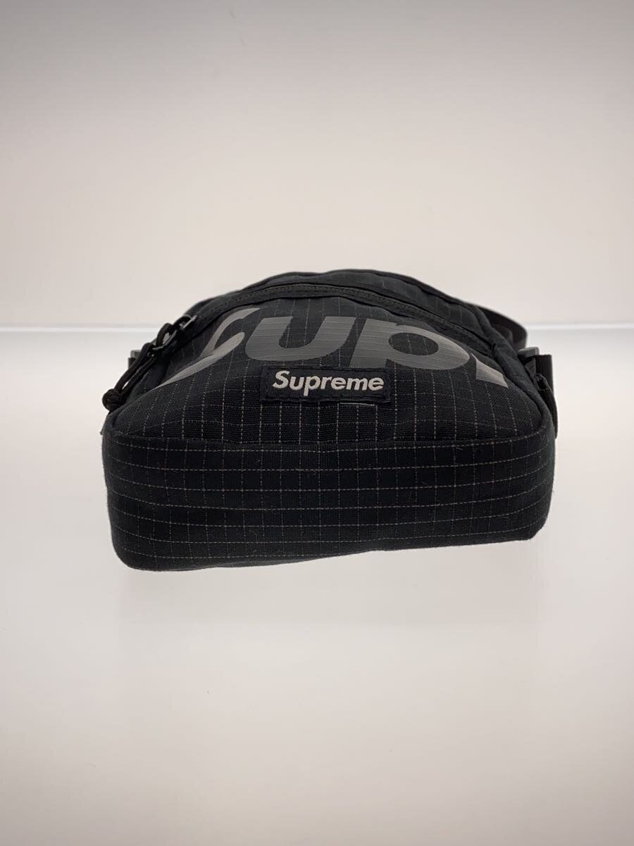 Supreme◇ショルダーバッグ/ナイロン/BLK/チェック Supreme◇ショルダーバッグ/ナイロン/BLK/チェック