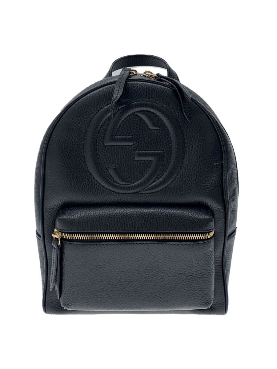 GUCCI◇リュック/-/BLK - リュックサック、デイパック GUCCI◇リュック/-/BLK - リュックサック、デイパック