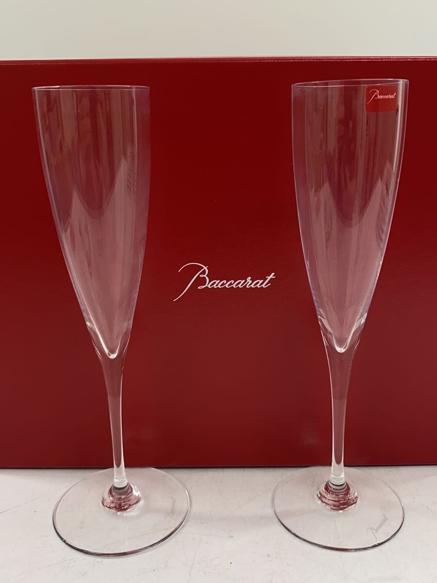 Baccarat◆シャンパンフルートグラス/2点セット//