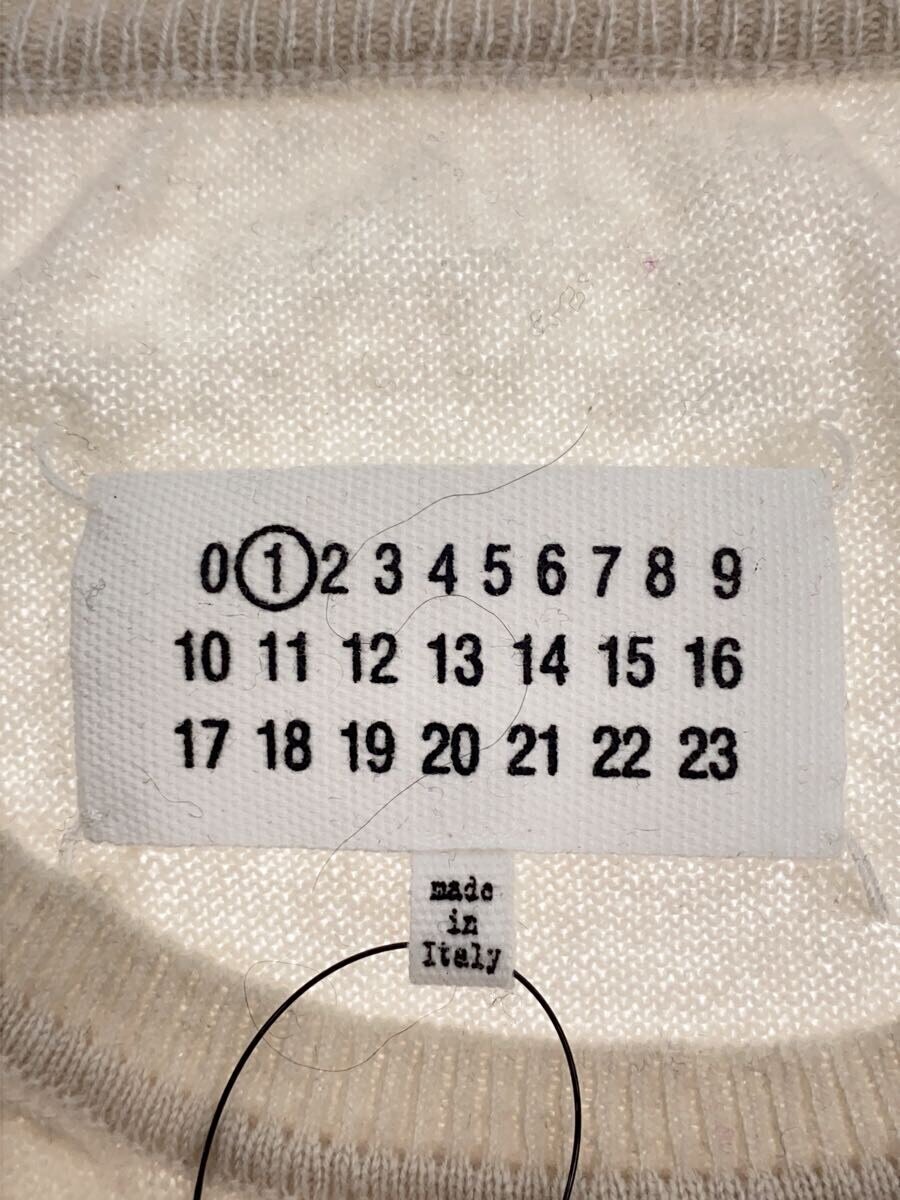 Maison Margiela◇ニット・セーター(薄手)/S/ウール/IVO Maison Margiela◇ニット・セーター(薄手)/S/ウール/IVO