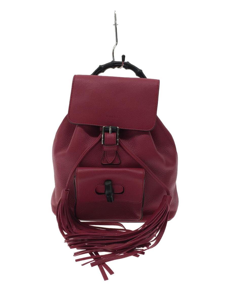 GUCCI◇バンブーバックパック/387149 - リュックサック、デイパック GUCCI◇バンブーバックパック/387149 - リュックサック、デイパック