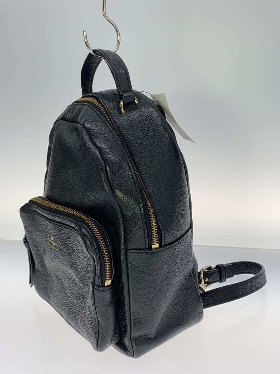 kate spade new york◇リュック/レザー/BLK/無地 - リュック kate spade new york◇リュック/レザー/BLK/無地 - リュック