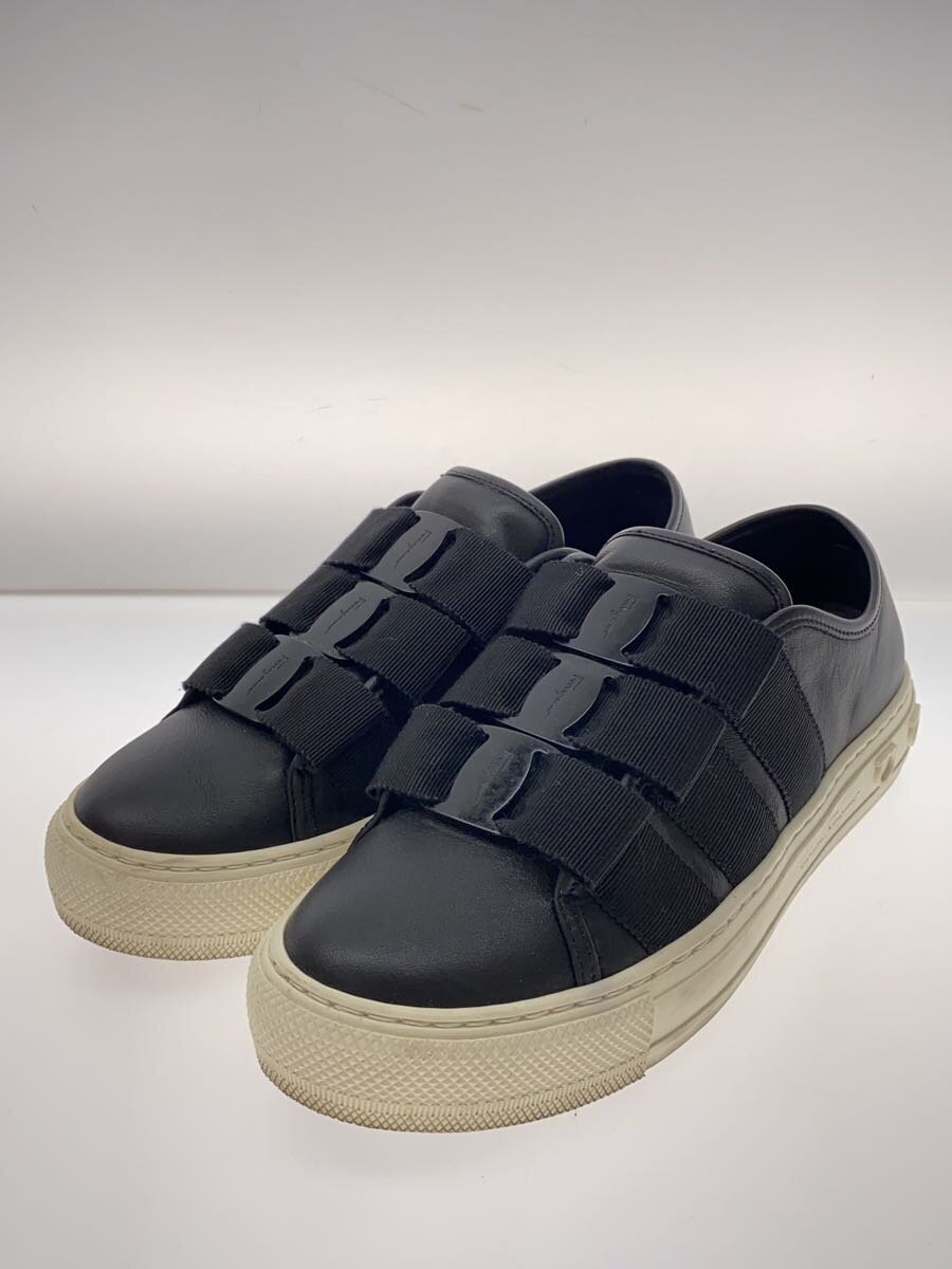 Salvatore Ferragamo* low cut sneakers /US6/BLK