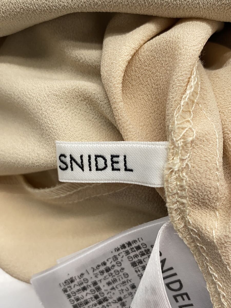 SNIDEL◆ノースリーブワンピース/0/ナイロン/BLK/総柄