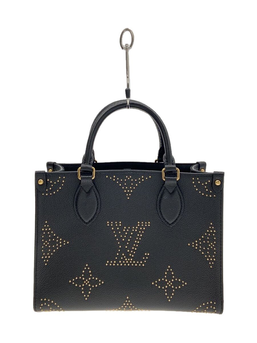 LOUIS VUITTON◇ハンドバッグ/レザー/BLK/総柄/M46733 LOUIS VUITTON◇ハンドバッグ/レザー/BLK/総柄/M46733