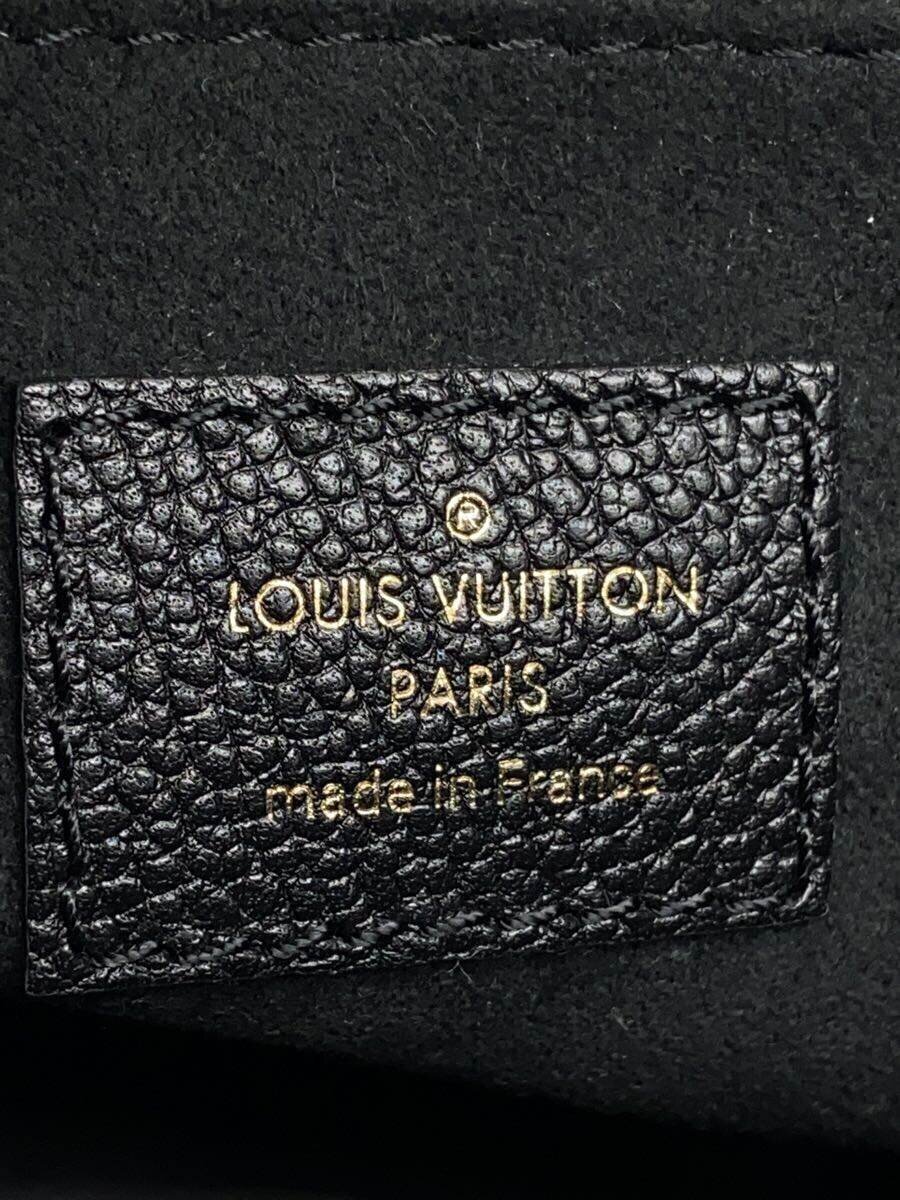 LOUIS VUITTON◇ハンドバッグ/レザー/BLK/総柄/M46733 LOUIS VUITTON◇ハンドバッグ/レザー/BLK/総柄/M46733