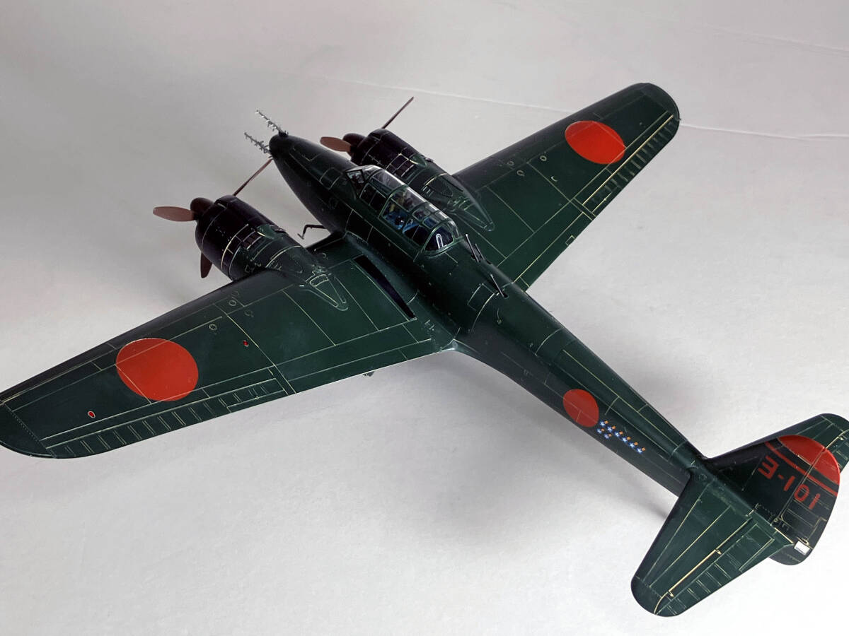 atsudra工房完成品】1/48 月光11型甲 横須賀航空隊 黒島中尉機 atsudra工房完成品】1/48 月光11型甲 横須賀航空隊 黒島中尉機