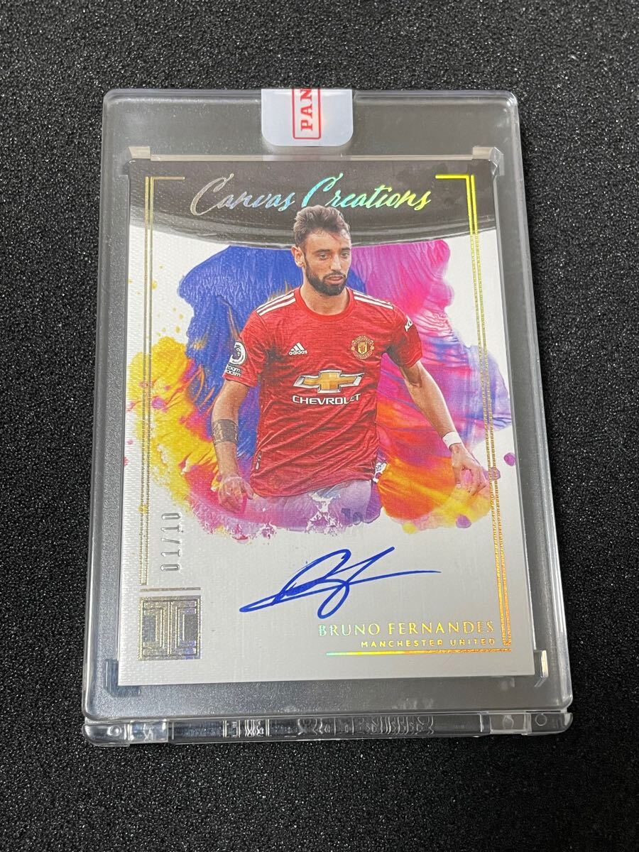 ブルーノ・フェルナンデス（Bruno Fernandes) 直筆サインカード 直書き 10枚限定 1st No. Panini Impeccable Soccer EPL auto 
