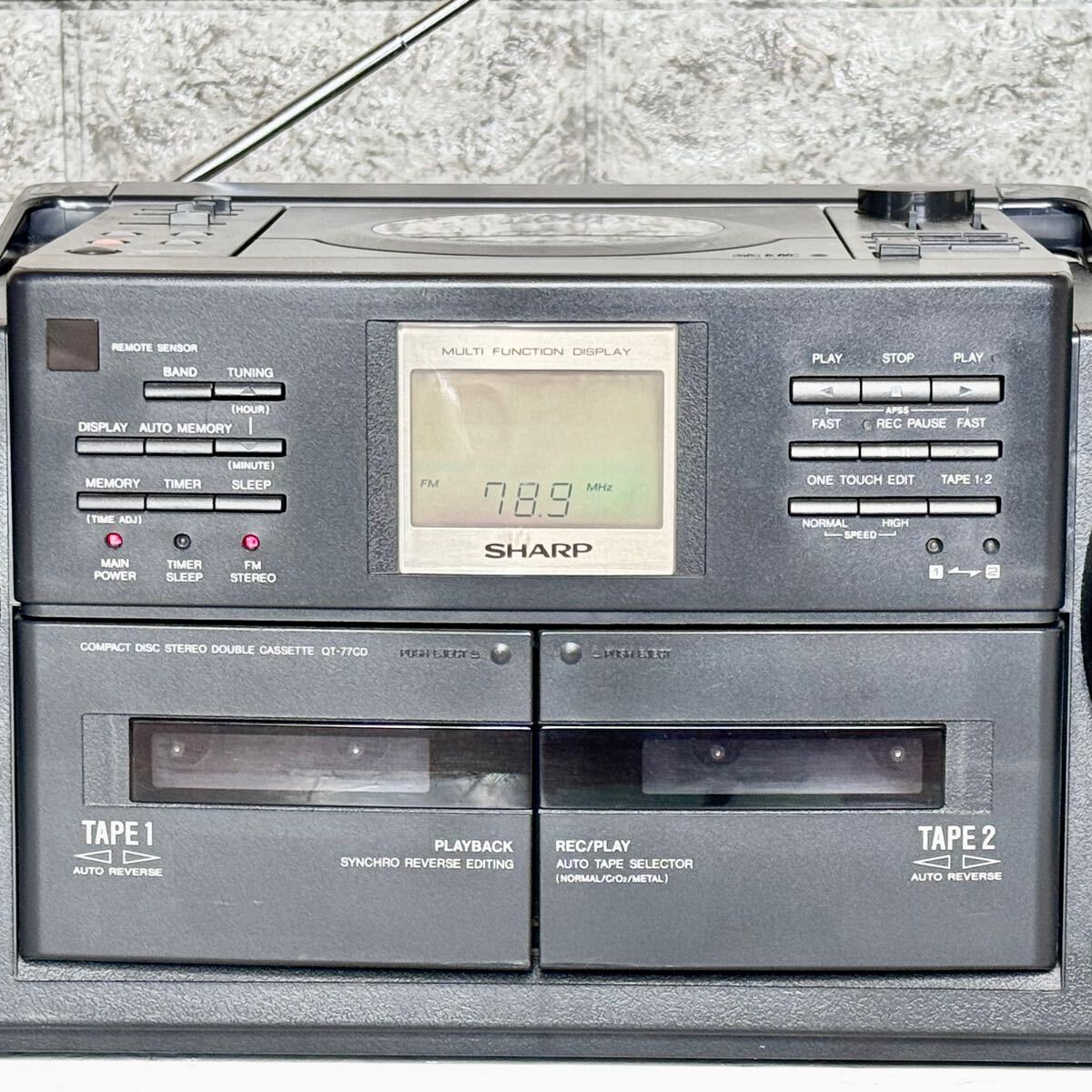 送料無料 シャープ「セグノ」ステレオCDラジカセQT-77CD|Yahoo 送料無料 シャープ「セグノ」ステレオCDラジカセQT-77CD|Yahoo