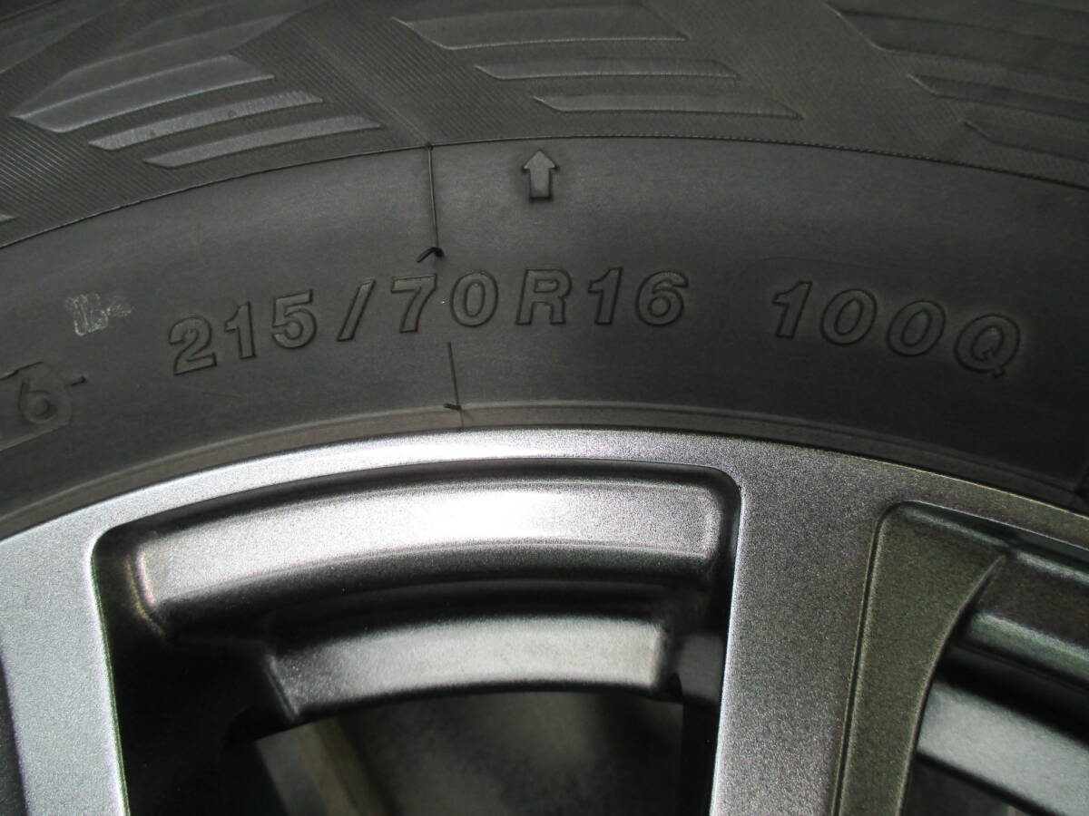☆程度良好☆スタットレスアルミセット☆215/70R16☆ＲＡＶ4にて使用＠39_画像6