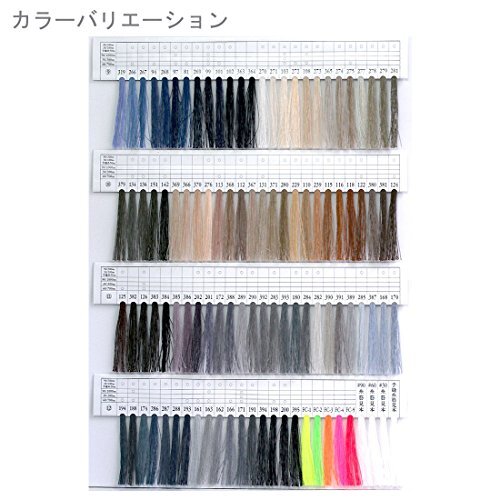 フジックス FUJIX シャッペスパン 普通地 用 ミシン糸 太さ 60番 200m巻 #168 水色系 F56_画像4