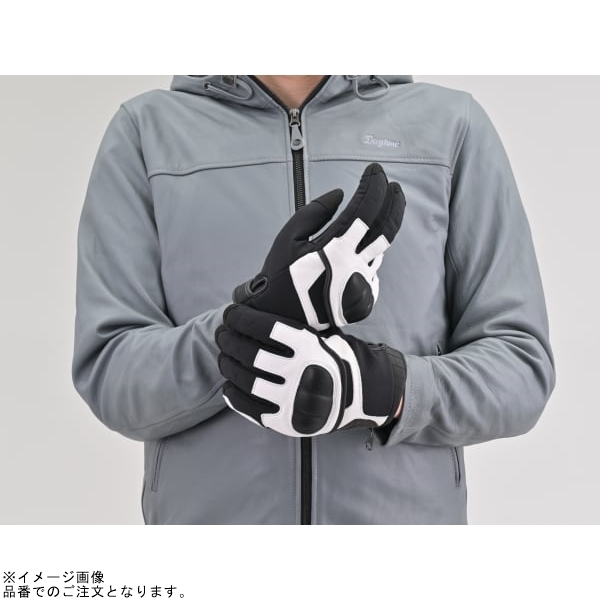 DAYTONA デイトナ 49101 DG-014 ミドルフローウインターグローブ ブラック/ホワイト サイズ:S