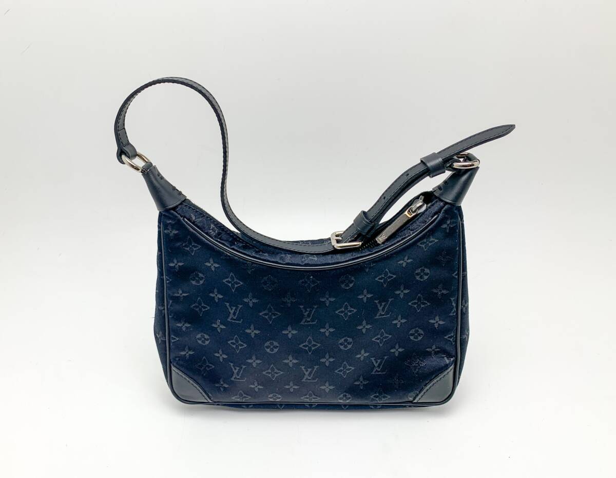 LOUIS VUITTON ルイヴィトン モノグラムサテン 黒 ブラック リトルブローニュ M92142 ハンドバッグ バック 鞄 カバン_画像2