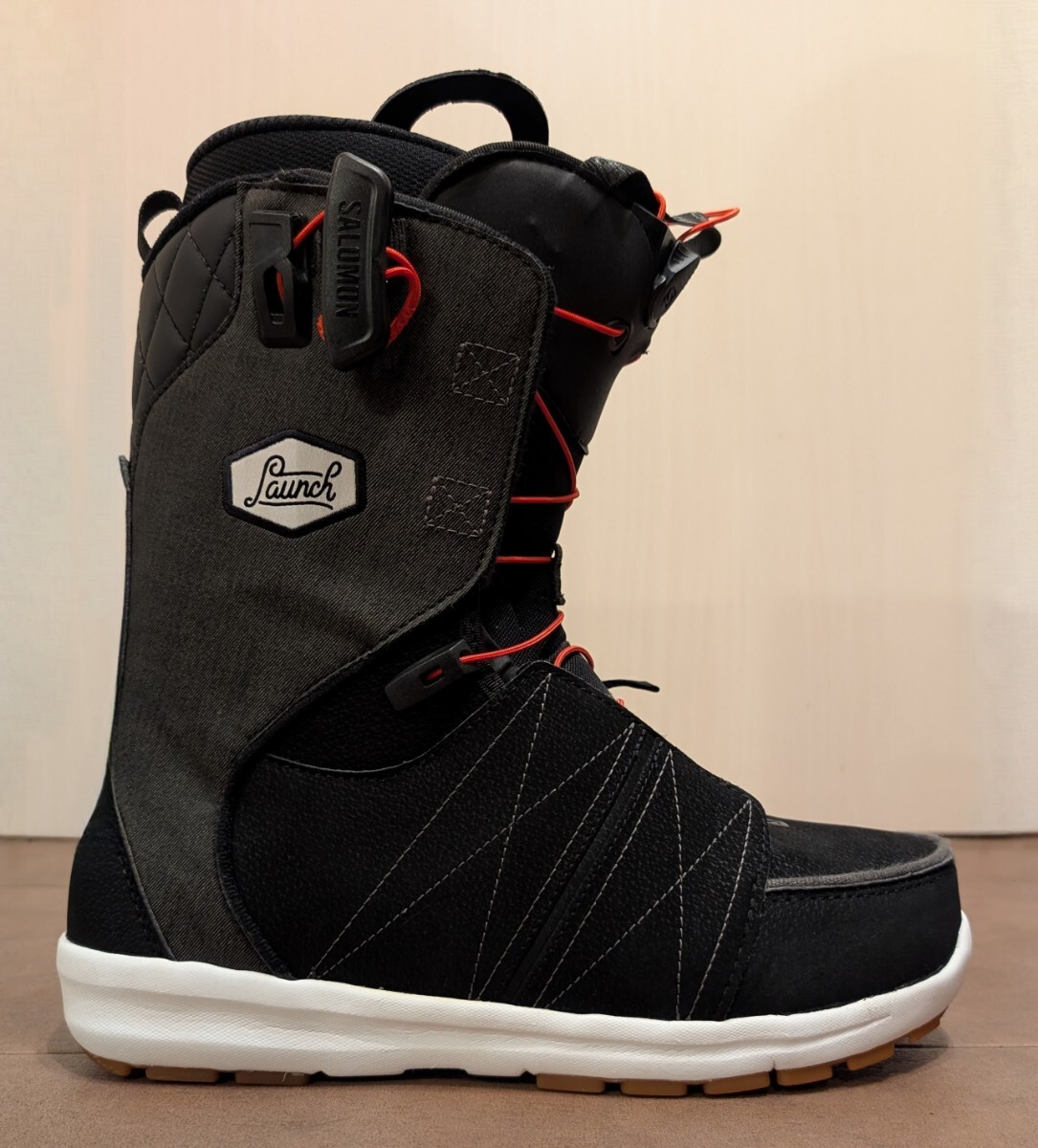 美品】SALOMON Launch 27 5cm メンズ ブラック サロモン ラウンチ 