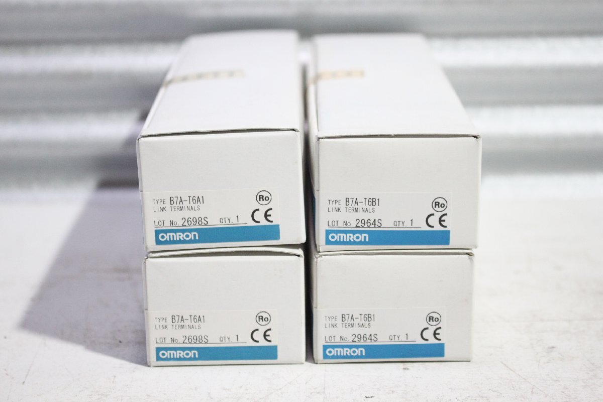 【未使用】OMRON オムロン リンクターミナルシリーズ B7A-T6A1×2 B7AS-T6B1×2 4個セット