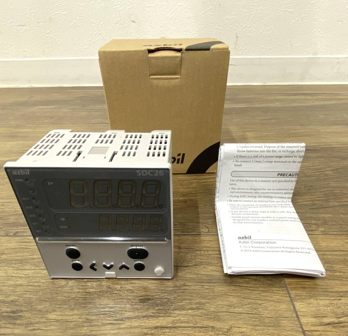 ★ 新品 azbil C26TR0UA4100 アズビル リレー出力:AC電源 デジタル指示調節計