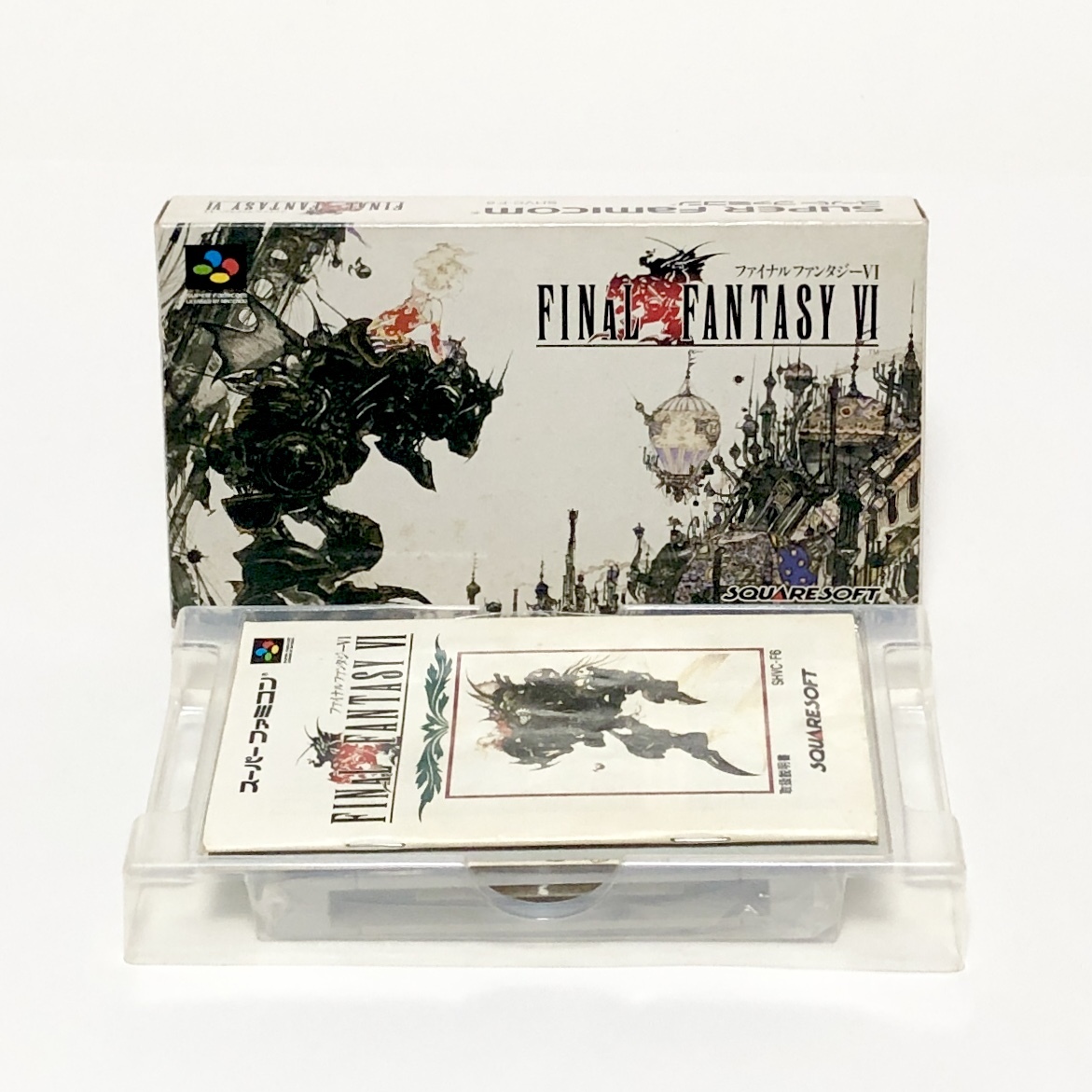 スーパーファミコン ファイナルファンタジーⅥ 箱説付き 痛みあり スクウェア Nintendo Super Famicom Final Fantasy Ⅵ CIB Tested Square
