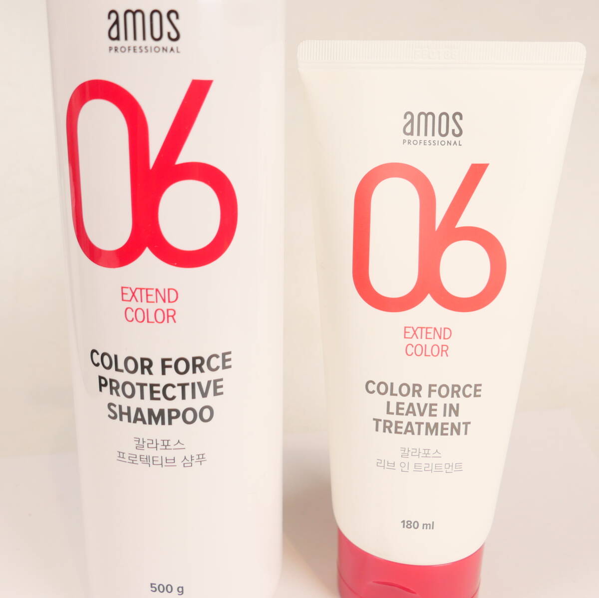  with translation hair care * unused goods amosa Moss 06 EXTEND color force Pro tech tib shampoo 500g/ Lee b in treatment 180mL