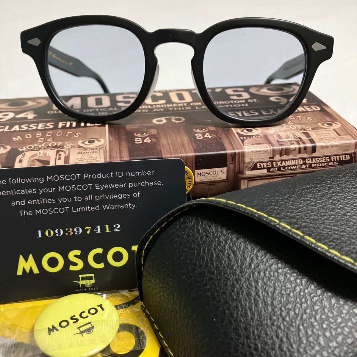 正規品 モスコット レムトッシュ 46 ブラック モスコット MOSCOT 定番メガネ LEMTOSH レムトッシュ通販 BLACK