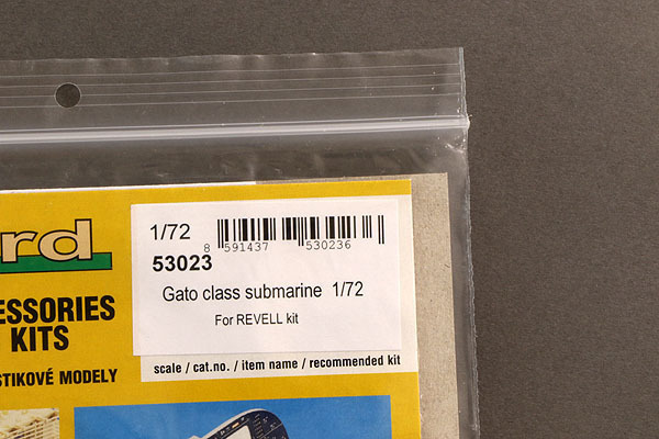 エデュアルド(53023)1/72 ガトー級潜水艦用エッチングパーツ_画像2