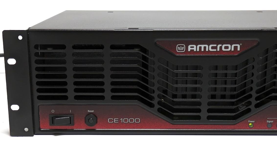 amcron アムクロン CE1000A パワーアンプ PAアンプ POWER amcron アムクロン CE1000A パワーアンプ PAアンプ POWER