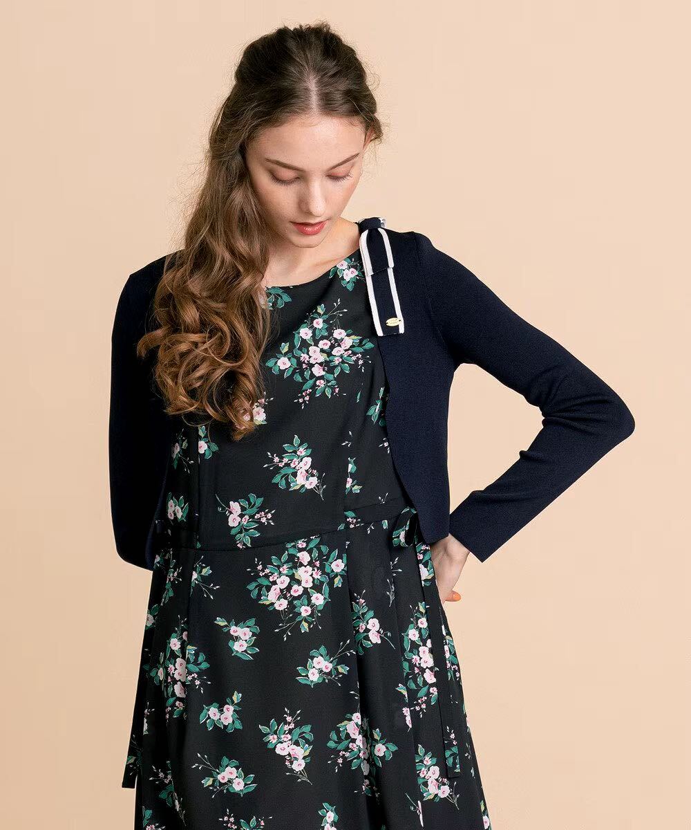 トッカ ボレロ ネイビー 新品未使用 XS 新品♪TOCCA トッカXSボレロ 【洗える!】HALU BOLERO ネイビー
