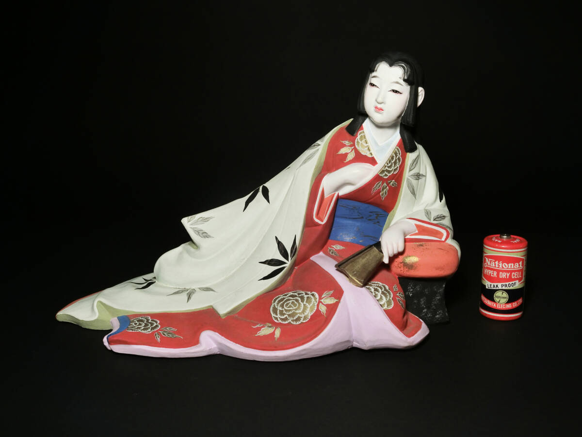 100%本物 時代 アンティーク 土人形 花嫁人形 戦前? 時代 日本人形 着物 その他