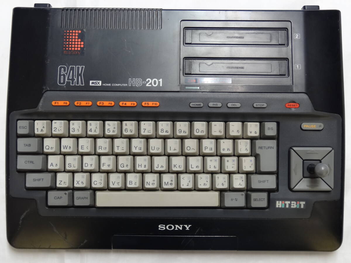 ★SONY HB-201 MSX本体 HITBIT★通電確認済み！！ジャンク！！修理・部品取り！！ 