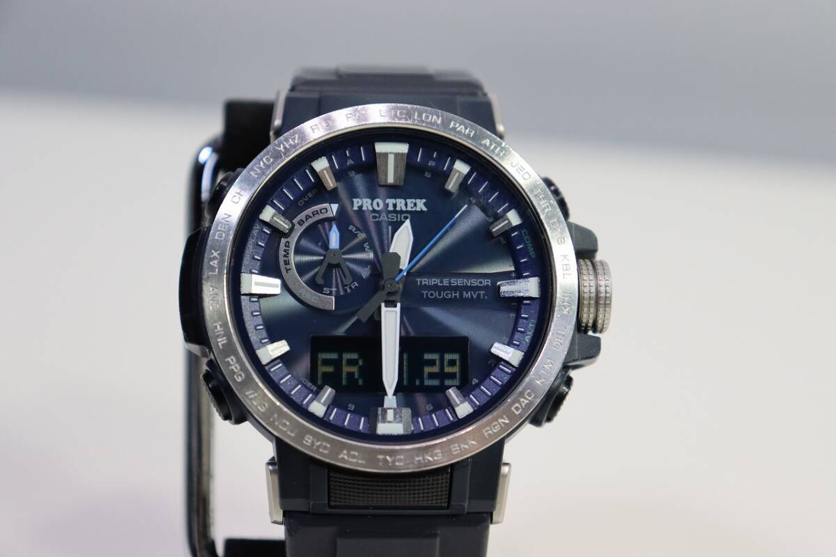 PRO TREK プロトレック PRW-60 腕時計 タフソーラー SOLAR USED 中古　(R610
