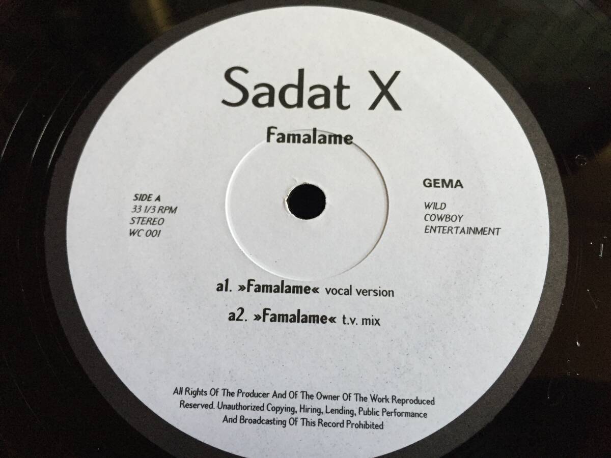 ★Sadat X / Famalame 12EP★Qnov1★ Wild Cowboy Entertainment WC 001