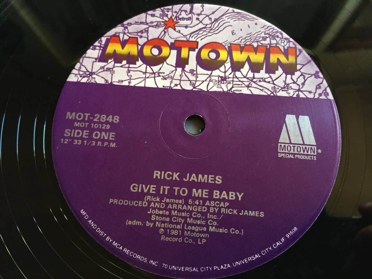 ★Rick James / Mary Jane Girls / Give It To Me Baby / Candy Man 12EP ★Qnov2★ Motown MOT-2848