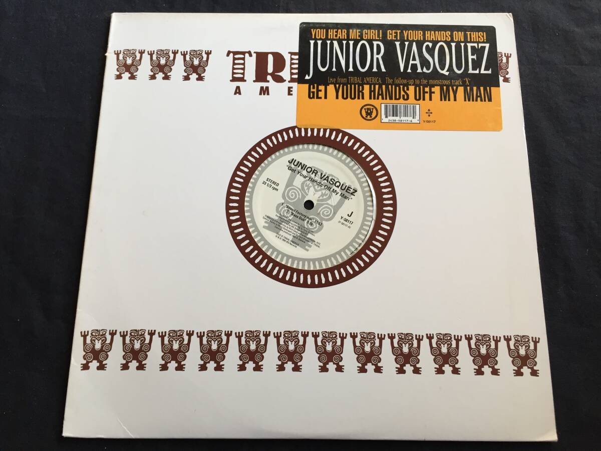 ★Junior Vasquez / Get Your Hands Off My Man 12EP ★Qnov2★ TRIBAL America Y-58117