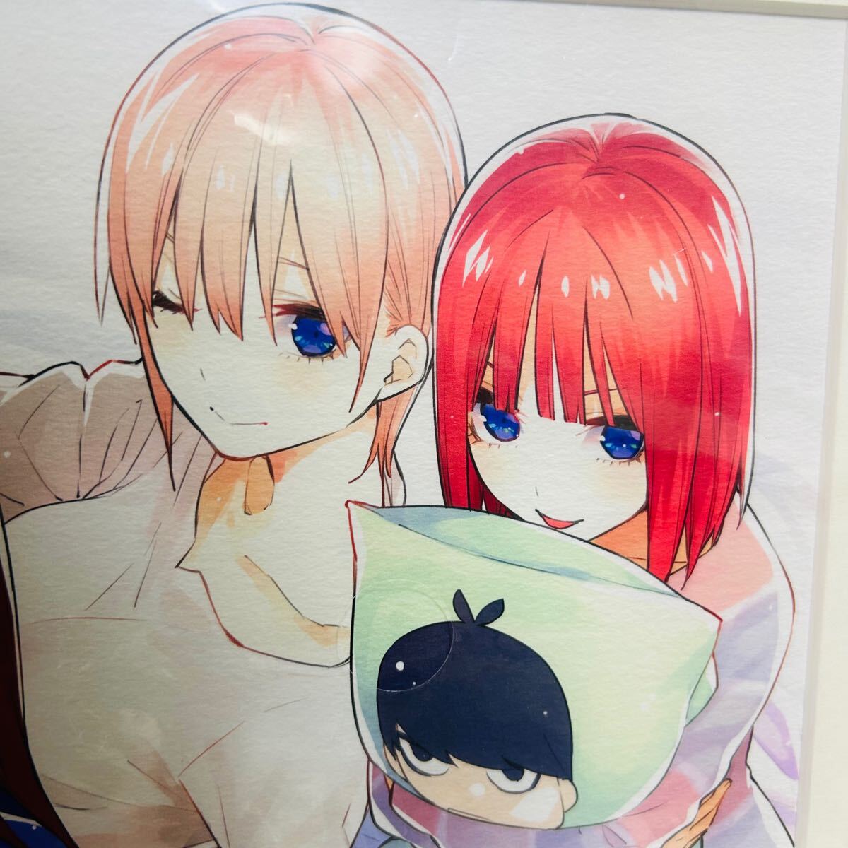 五等分の花嫁 anique 中野三玖 記念額装 五等分の花嫁 Anique 記念額装絵 パジャマ カラー 中野三玖 限定