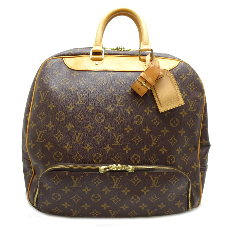[. талант головной офис ]LOUIS VUITTON LV Louis * Vuitton evaji on M41443( негодный номер ) сумка "Boston bag" монограмма Brown DH84405